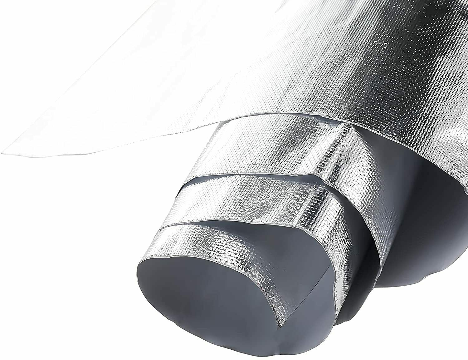 Aluminized Heat Shield Thermal Barrier Adhesive Backed Fiberglass Sheet 36x48in - Fresh Stock Dated October 2025