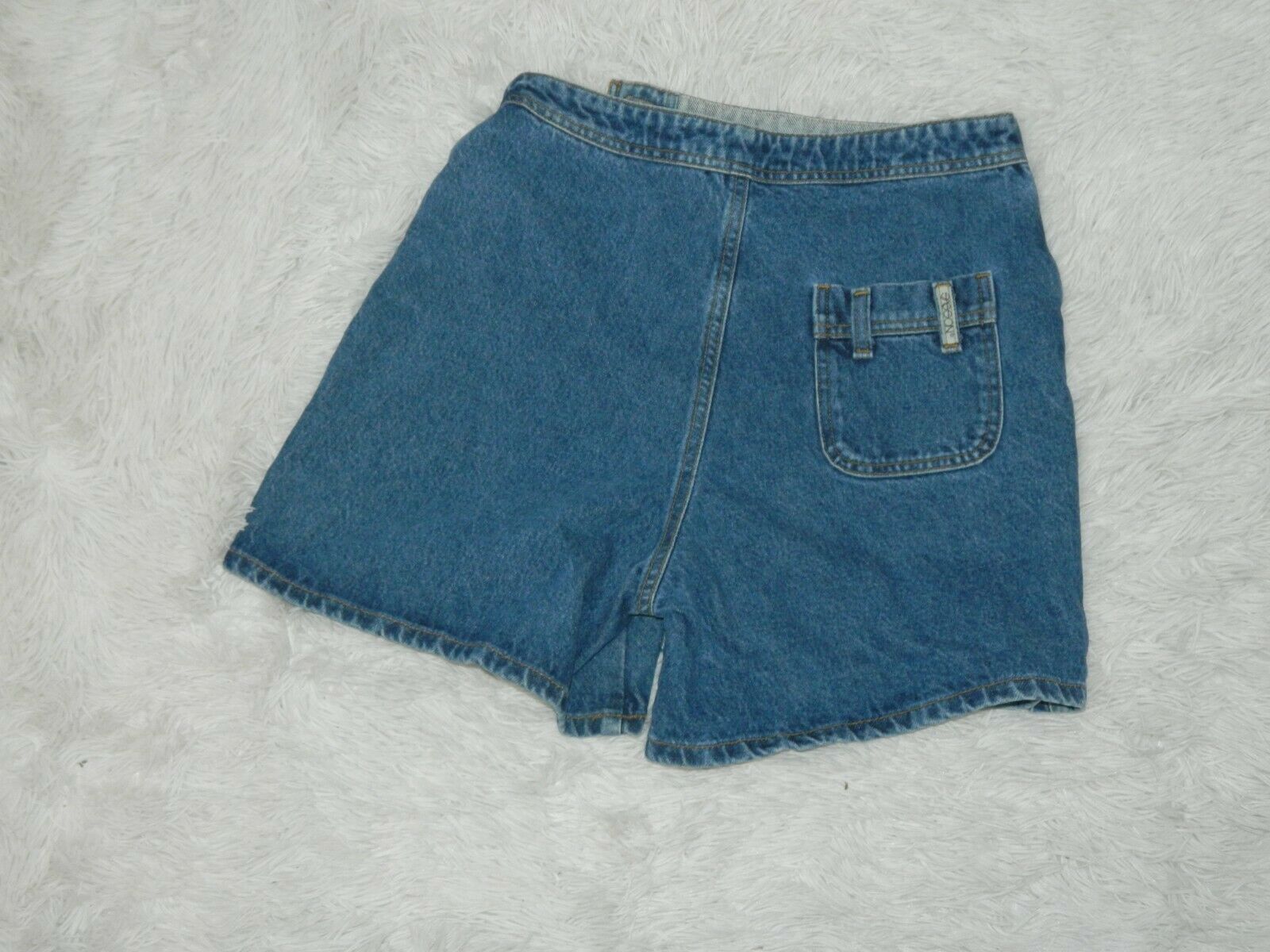 Vintage Sasson Skort Denim Jean  High Waisted Mom Style Medium Wash - Fresh Stock Dated October 2025
