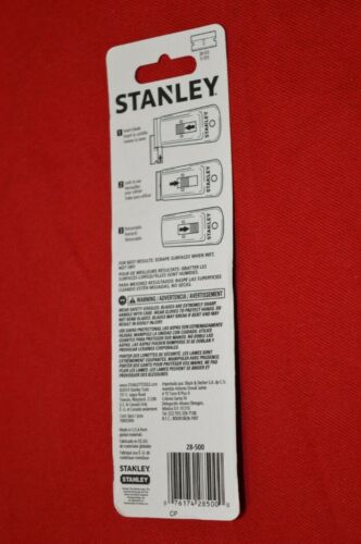 STANLEY RAZOR BLADE SCRAPER Glass Window Paint Putty Stickers 5 Extra Blades - Fresh Stock Dated October 2025