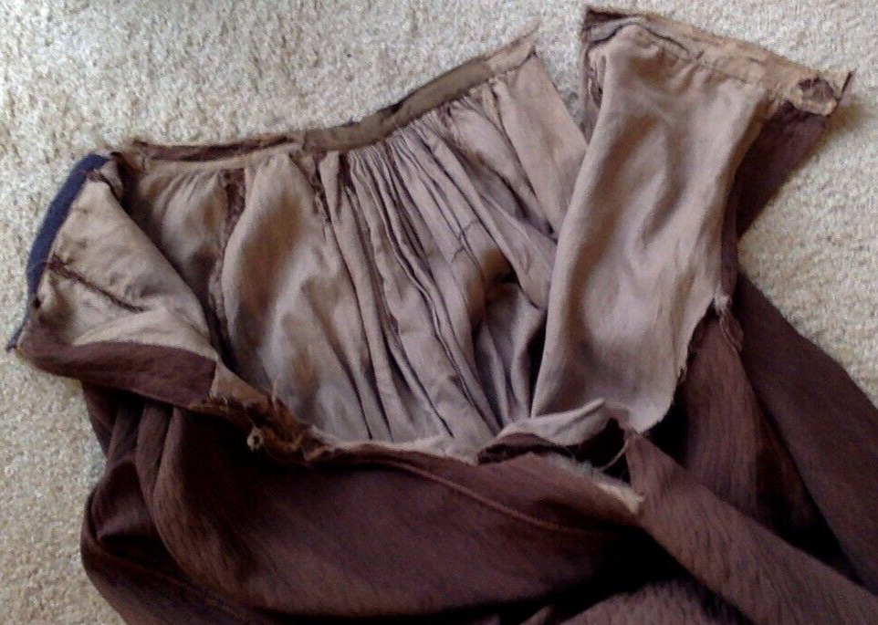 Antique Victorian 19TH C Bustle Skirt ROUGH Condition for Study - Fresh Stock Dated October 2025