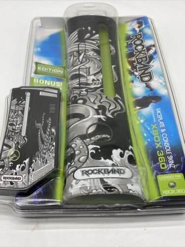 Mad Catz Xbox 360 Rockband Faceplate And Console Skin Factory Sealed Skull - Fresh Stock Dated October 2025