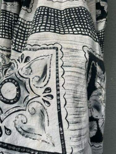 Vintage 1950s 50s Hand Painted Mexican Circle Skirt W30 - Fresh Stock Dated October 2025