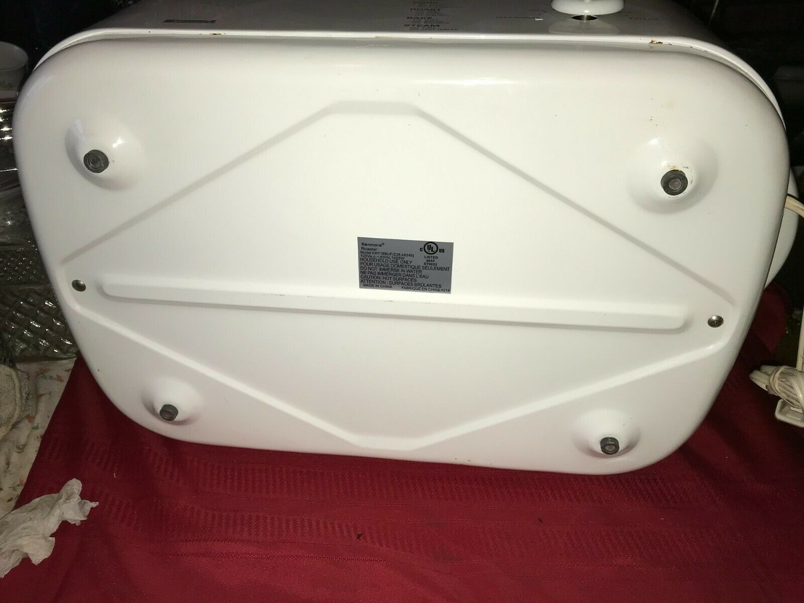 KENMORE 18 qt Hot Plates 3 Pan Buffet Server KRT18BUF Turkey Slow Roaster Steam - Fresh Stock Dated October 2025