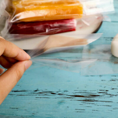 100x Plastic Ice Pop Bag Transpare Popsicle Hot Seal Ice Cream Pack Storage Tool - Fresh Stock Dated October 2025