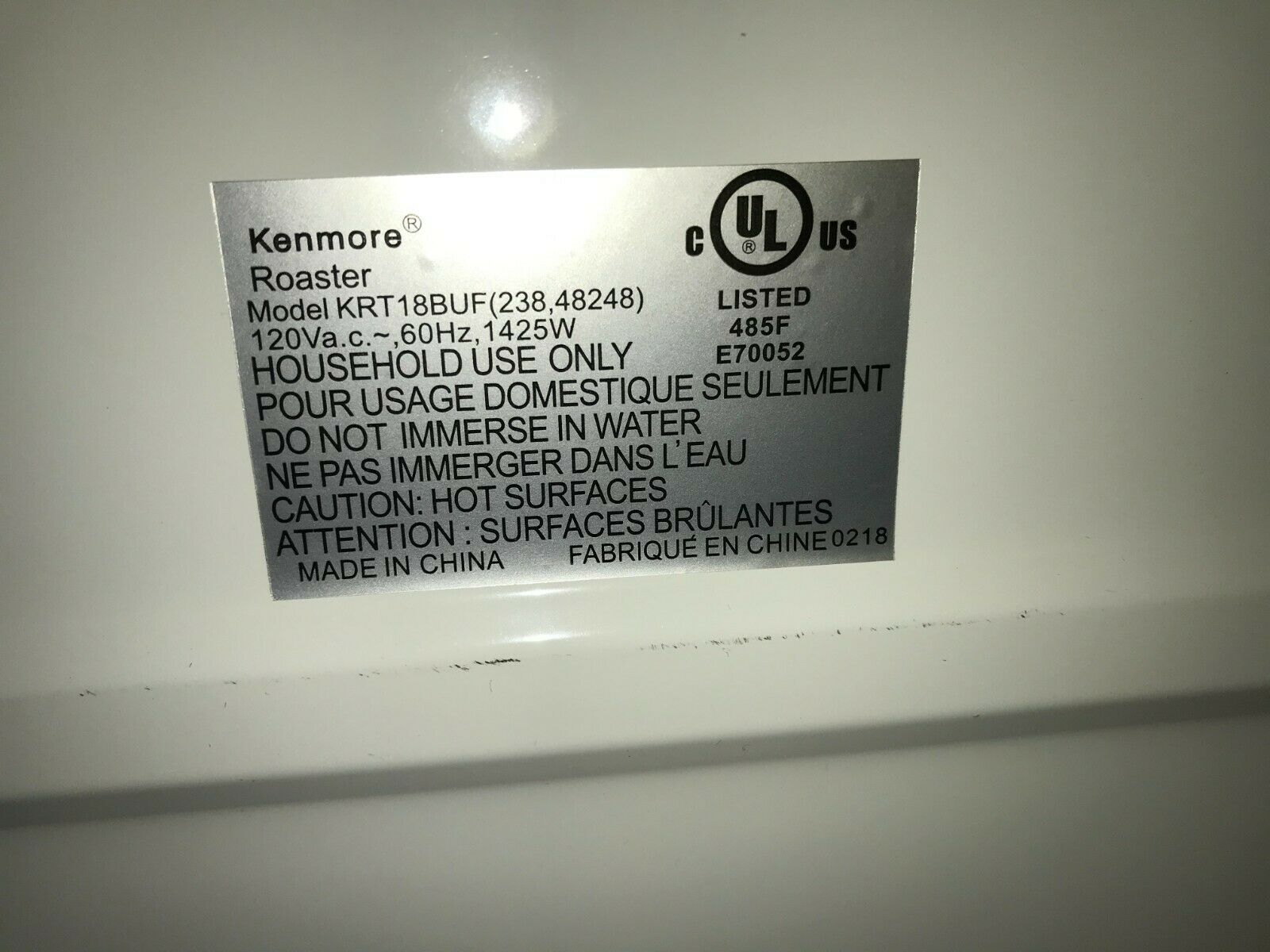 KENMORE 18 qt Hot Plates 3 Pan Buffet Server KRT18BUF Turkey Slow Roaster Steam - Fresh Stock Dated October 2025
