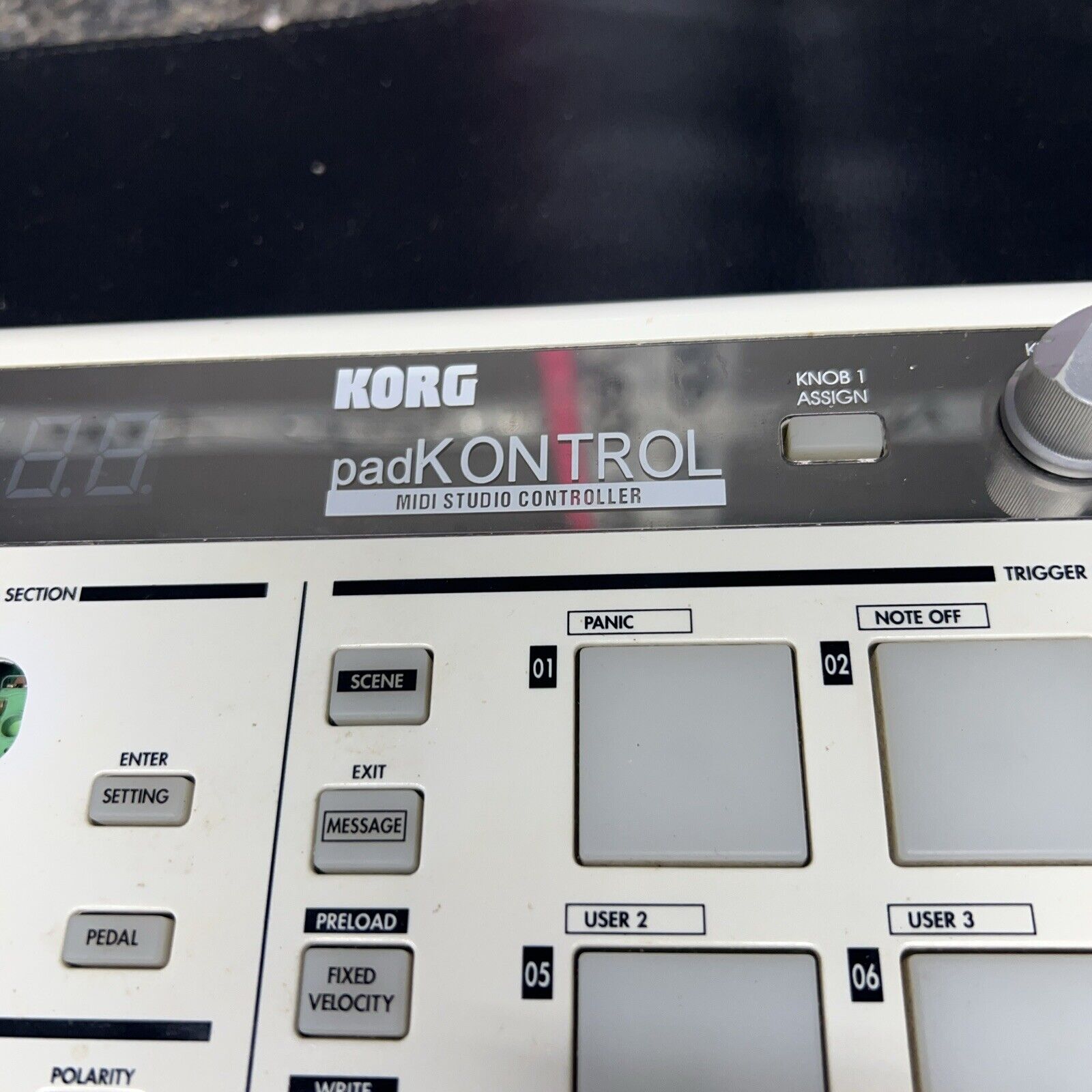Korg PadKontrol MIDI Studio Controller KPC-1 Missing Power Cord Untested. - Fresh Stock Dated October 2025