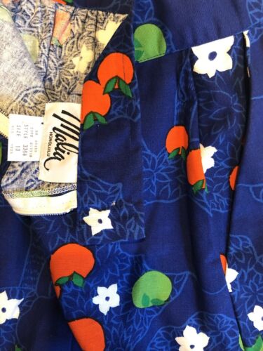 Malia Honolulu Vtg Skirt Womens Size 10 High Waist Cotton Apple Blossom Tree 70s - Fresh Stock Dated October 2025