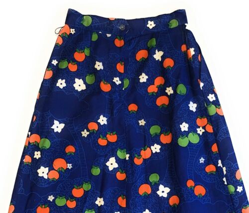 Malia Honolulu Vtg Skirt Womens Size 10 High Waist Cotton Apple Blossom Tree 70s - Fresh Stock Dated October 2025