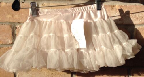 Laura Dare Pale Pink WhitePetticoat Tutu Girls Sz L Play Dress-Up Dance USA Made - Fresh Stock Dated October 2025