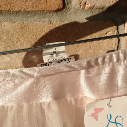 Laura Dare Pale Pink WhitePetticoat Tutu Girls Sz L Play Dress-Up Dance USA Made - Fresh Stock Dated October 2025