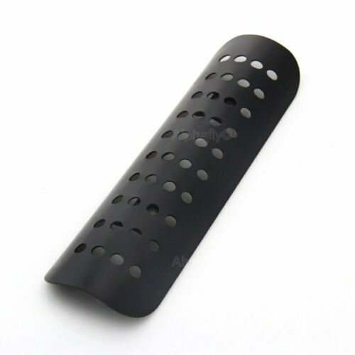 1X Fit Motorcycle Black+Hole Exhaust Pipe Heat Shield Cover Heel Guard Protector - Fresh Stock Dated October 2025