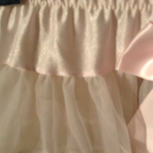 Laura Dare Pale Pink WhitePetticoat Tutu Girls Sz L Play Dress-Up Dance USA Made - Fresh Stock Dated October 2025