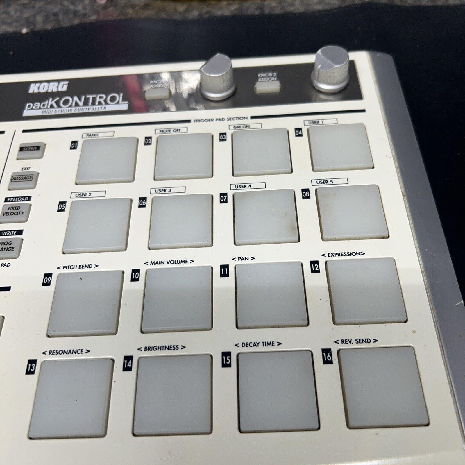 Korg PadKontrol MIDI Studio Controller KPC-1 Missing Power Cord Untested. - Fresh Stock Dated October 2025
