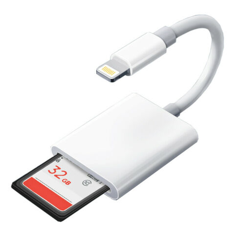 For iPad iPod Iphone IOS Reader Read SD Memory Card Adapter For Camera Card US - Fresh Stock Dated October 2025