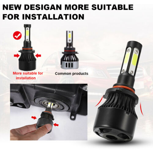 For Honda CBR929RR 2000-2001 CBR954RR 2001-2003 Super Bright LED Headlight Bulbs - Fresh Stock Dated October 2025