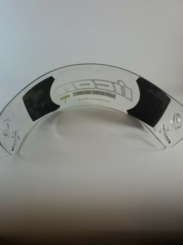ICON Airframe  (Claymore)  Model 2006 Clear Visor Fog Free Shield New Size Large - Fresh Stock Dated October 2025