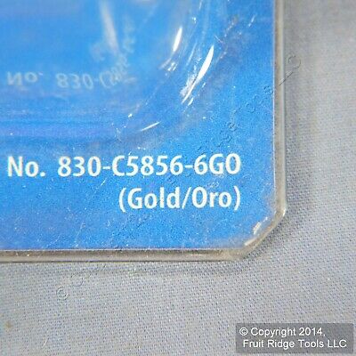 Leviton 6 Ft Video Stereo Audio RCA GOLD Dubbing Coax Composite Cable C5856-6GO - Fresh Stock Dated October 2025