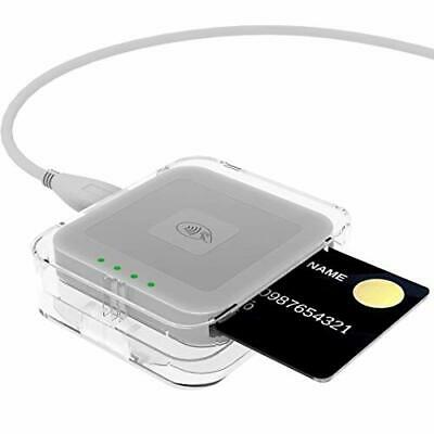 Anti-Lost Transparent Cover Case for Square Contactless Chip Card Reader - Fresh Stock Dated October 2025