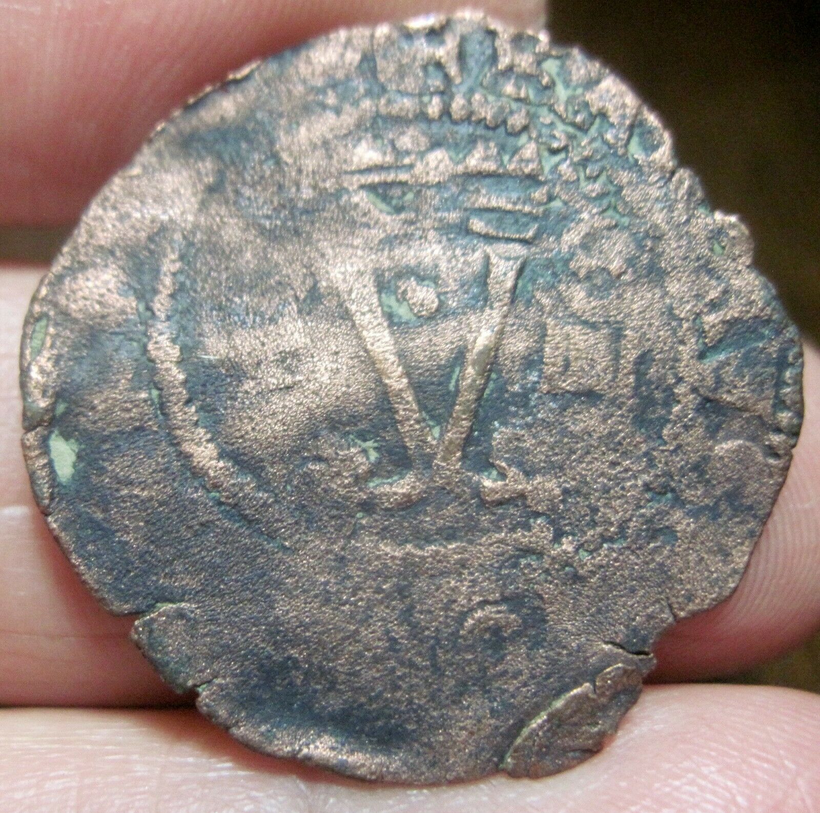(1516-1556) DOMINICAN REPUBLIC -- 4 MARAVEDIS ---1st Coinage of Hispañola- - Fresh Stock Dated October 2025