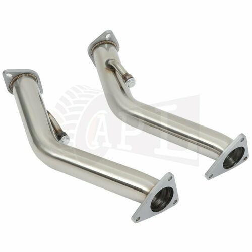 T304 Stainless Steel  Exhaust Downpipes For Infinity for G37 2008-2013 3.7L V6 - Fresh Stock Dated October 2025