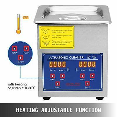 VEVOR Ultrasonic Cleaner 2L Ultrasonic Parts Cleaner Professional Stainless S... - Fresh Stock Dated October 2025