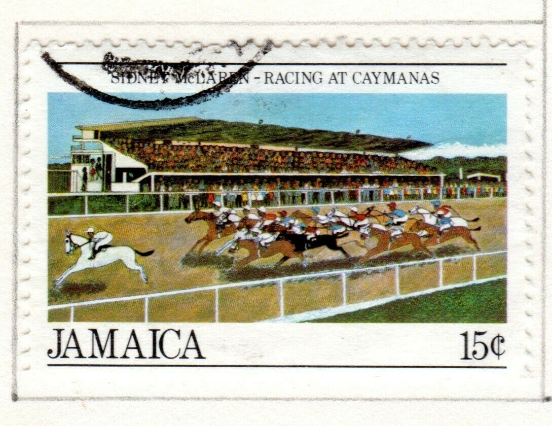 Jamaica Scott 539//590 Used on 3 Album Pages Issued 1982-1984 - Fresh Stock Dated October 2025