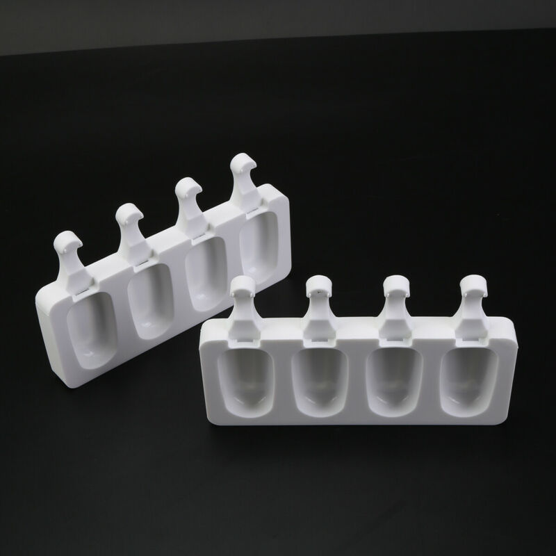 4Pack Cell Popsicle Molds Silicone DIY Frozen Ice Cream Mold Ice Lolly Pop Maker - Fresh Stock Dated October 2025