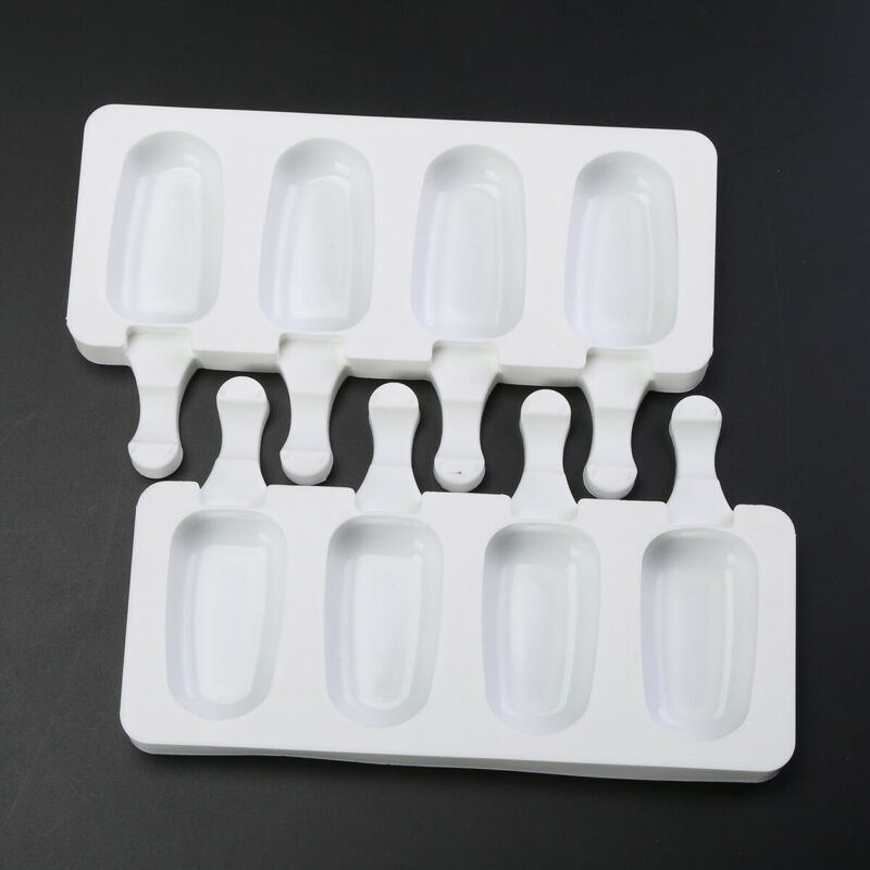 4Pack Cell Popsicle Molds Silicone DIY Frozen Ice Cream Mold Ice Lolly Pop Maker - Fresh Stock Dated October 2025
