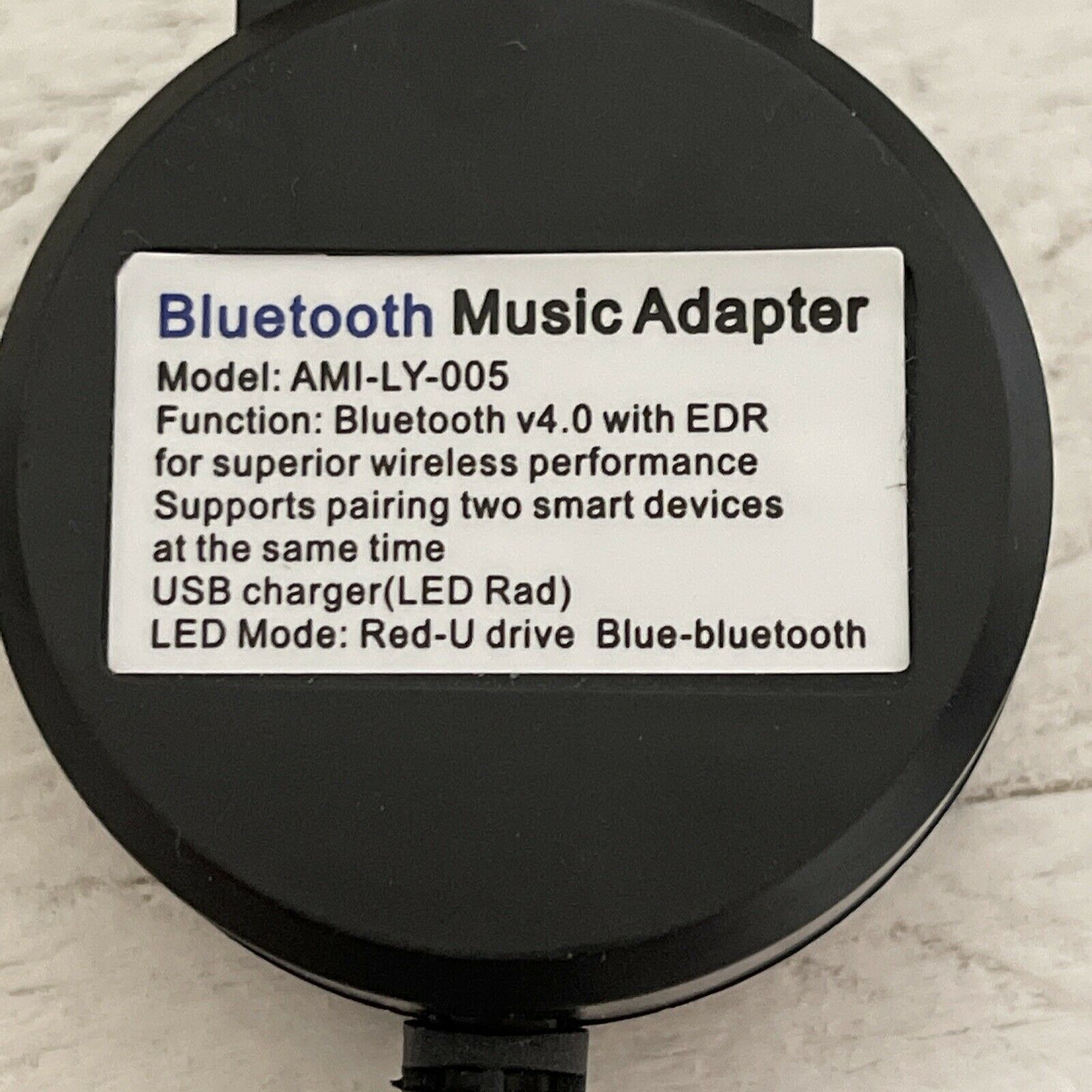 Bluetooth Streaming Adaptor Audi 2010-2012 AMI MMI 3G VW MDI Apple and Android - Fresh Stock Dated October 2025