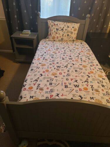 Pottery Barn Kids Liam twin quilt and shame - Fresh Stock Dated October 2025