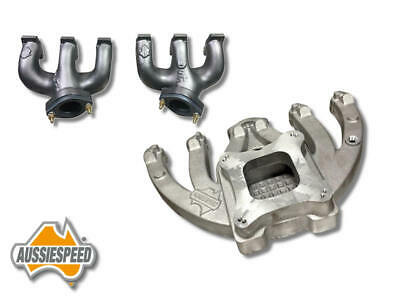 Dutra Dual Mopar Valiant Slant 6 Chrysler exhaust headers 225 six by Aussiespeed - Fresh Stock Dated October 2025
