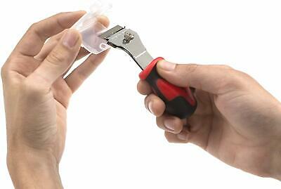 Tekton Razor Scrapers Paint Putty Adhesives Labels Remover Utility Knife 2 Pack - Fresh Stock Dated October 2025