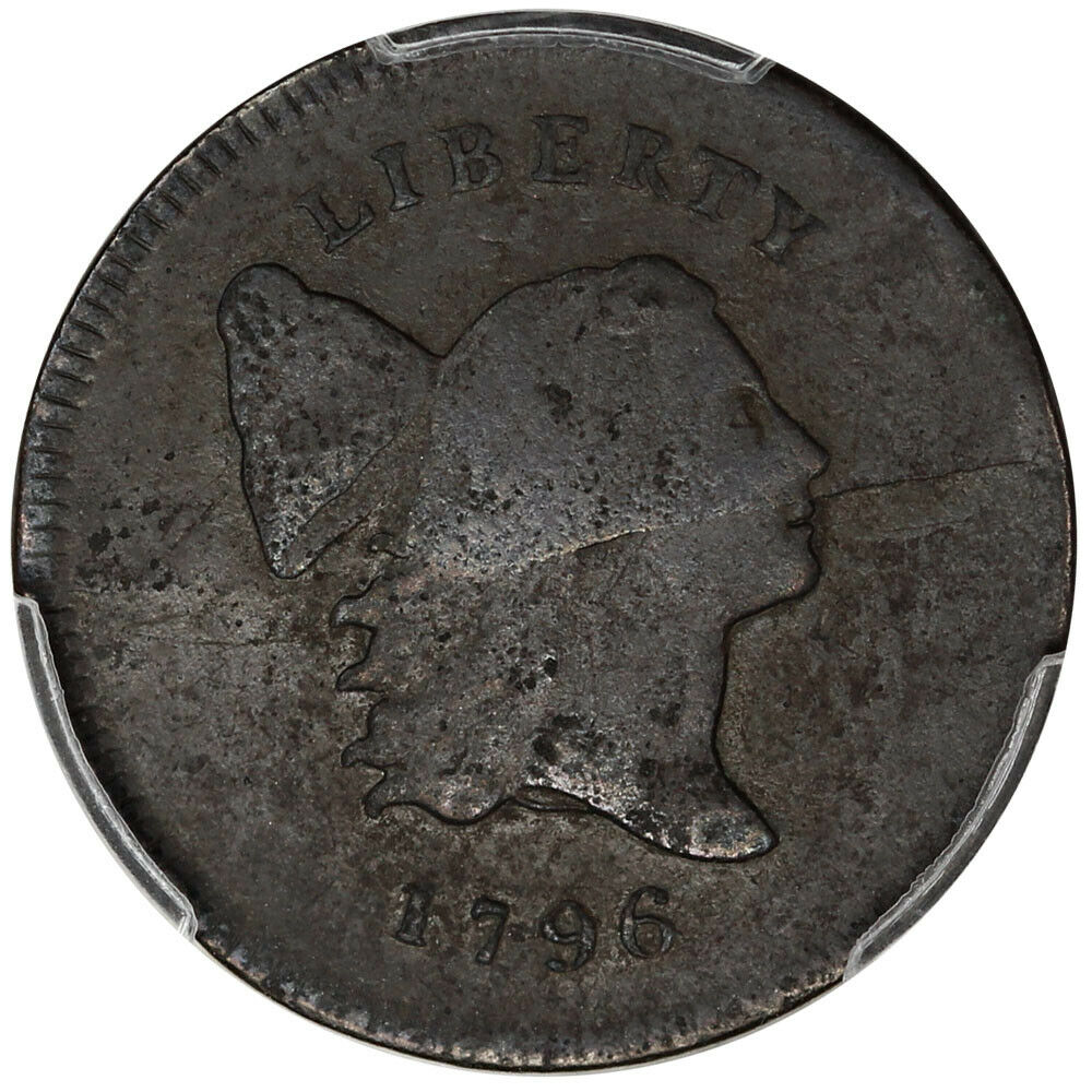 1796 1/2c PCGS VG-10 (No Pole) - Liberty Cap Half Cents (1793-1797) - Fresh Stock Dated October 2025
