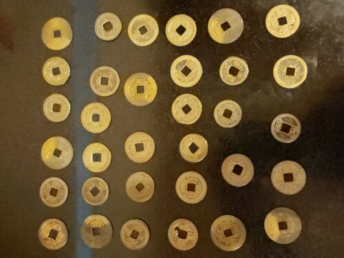 Lot of 33 Vintage Chinese Asian Coins - Fresh Stock Dated October 2025