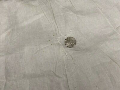 Antique White Cotton Victorian Wedding Skirt Petticoat Slip Eyelet Lace Pintucks - Fresh Stock Dated October 2025