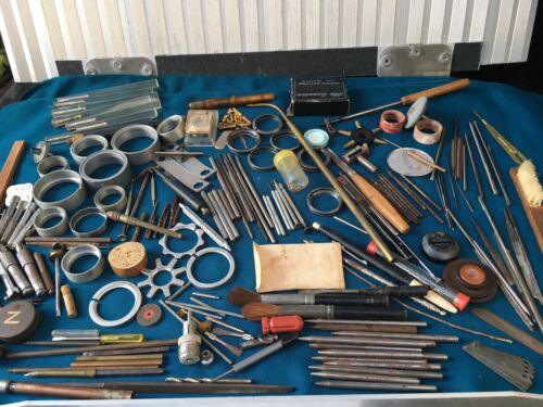 Watch Makers Jewelers Tools Lot Vintage Estate Starrett Swiss Mosley Marshall ++ - Fresh Stock Dated October 2025