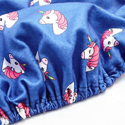 Derby House Unicorn Fleece Saddlery Saddle Cover - Dazzling Blue Fandango Pink - Fresh Stock Dated October 2025