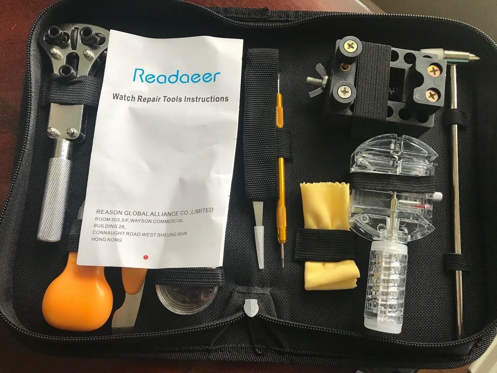 Readaeer 158 Pcs Portable Watch Repair Tools Kit Set Back Case - Fresh Stock Dated October 2025