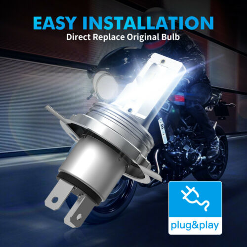 9003 H4 HB2 LED Headlight Bright Bulbs For Can-Am Spyder ST-S SM5 2013 2014 2015 - Fresh Stock Dated October 2025