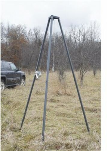 Tripod Deer Hanger Hoist 500 lb Winch Lift System Hog Game Hunting Portable - Fresh Stock Dated October 2025