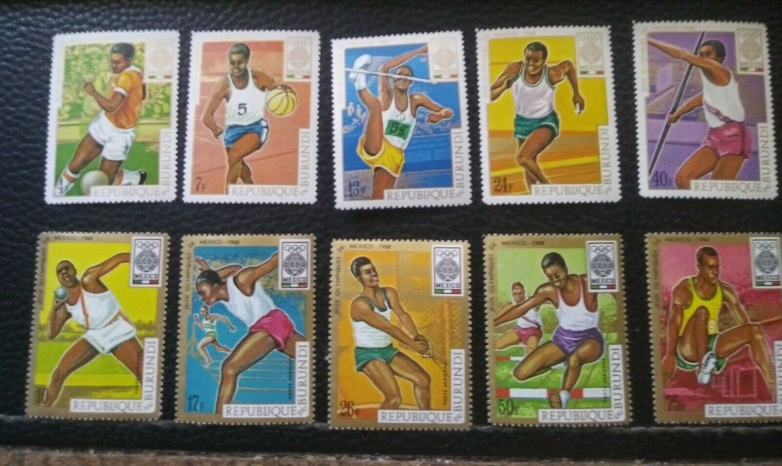 Burundi. Scott's #s 101//C92  MNH. Sports.  sal's stamp store - Fresh Stock Dated October 2025
