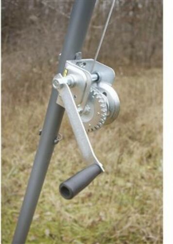 Tripod Deer Hanger Hoist 500 lb Winch Lift System Hog Game Hunting Portable - Fresh Stock Dated October 2025