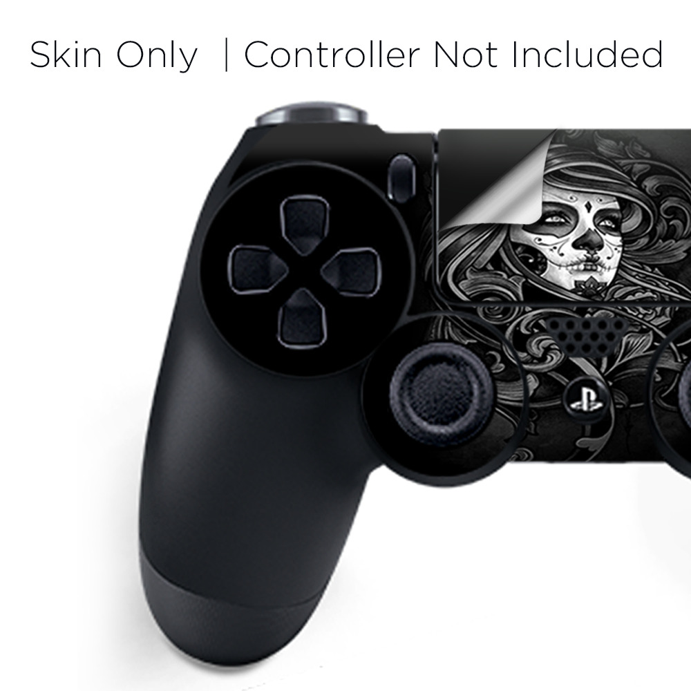 Skins Decal Wrap for PS4 / PS4 Pro Controller - Sugar Skull Girl - Fresh Stock Dated October 2025
