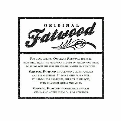 Fatwood Fire Starters 10 Pounds Natural Wood Kindling Quick Start Pieces - Fresh Stock Dated October 2025