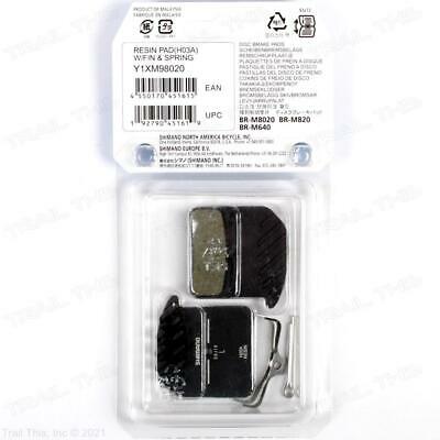 Shimano H03A Resin MTB Bicycle Disc Brake Pads For Deore M8000 Saint M820 - Fresh Stock Dated October 2025