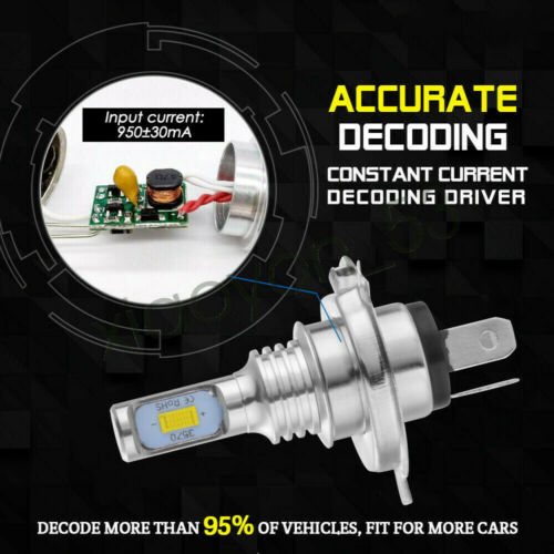 For Honda GL1500 Goldwing 1988-1997 LED Headlight Bulbs Replace 34901-MN5-003 US - Fresh Stock Dated October 2025