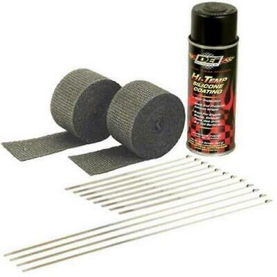 DEI EXHAUST PIPE WRAP KIT BLACK WRAP W/BLACK COATING (901330) 790-01000 - Fresh Stock Dated October 2025