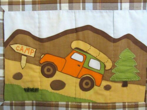 Woolrich Kids Camping Theme Quilted Standard Pillow Sham Big Bear Camp - Fresh Stock Dated October 2025