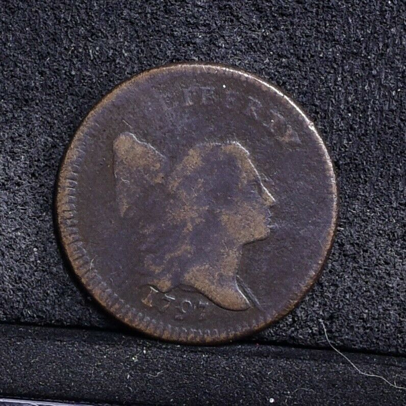 1797 Half Cent - Plain Edge - VG (#35663) - Fresh Stock Dated October 2025