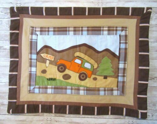 Woolrich Kids Camping Theme Quilted Standard Pillow Sham Big Bear Camp - Fresh Stock Dated October 2025